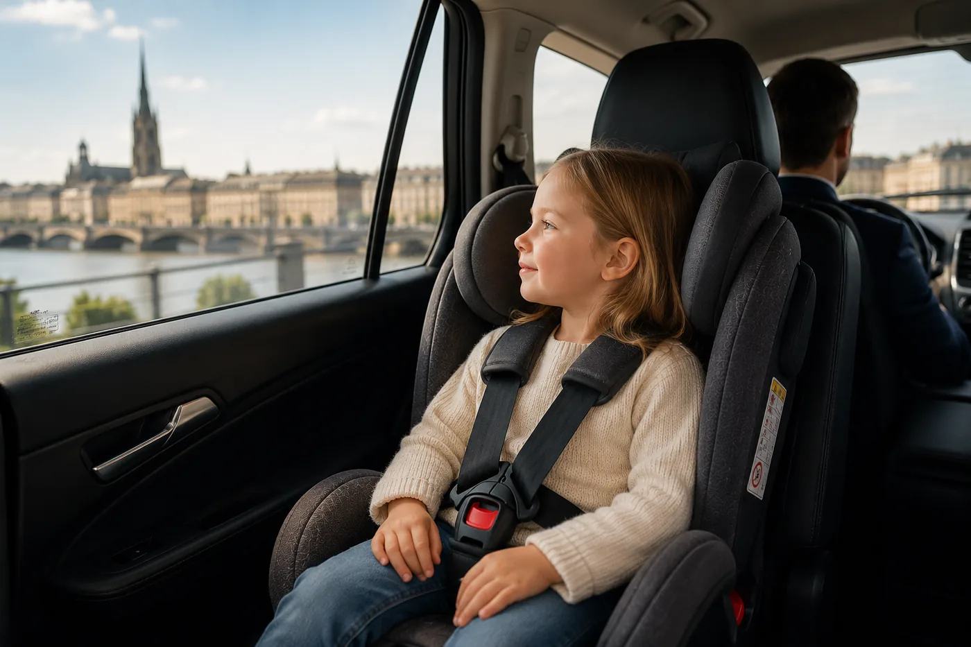Child seat private transfer Bordeaux